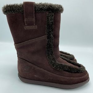 Women’s Timberland Suede Mukluk Faux Fur Boots